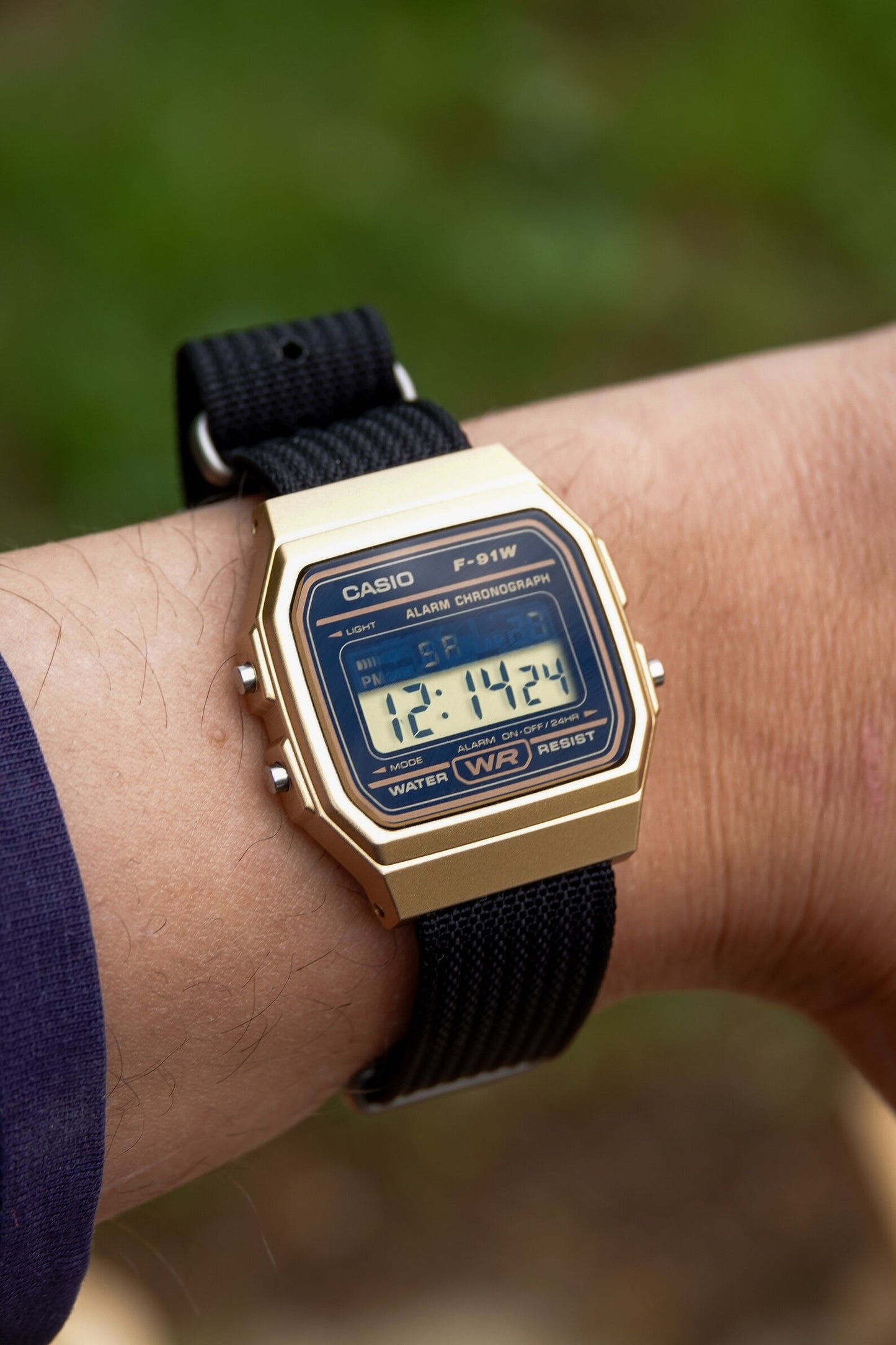 Black Gold F-91 - Modified Casio Watch