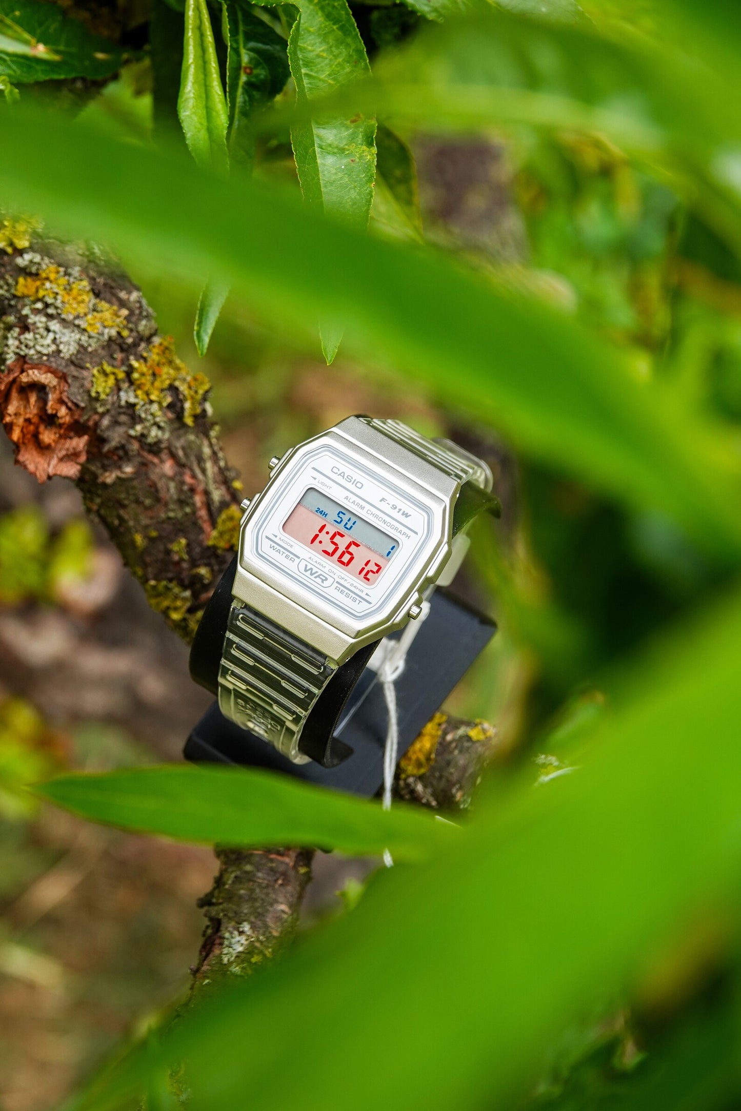 Seaside Clear F-91 - Modified Casio Watch