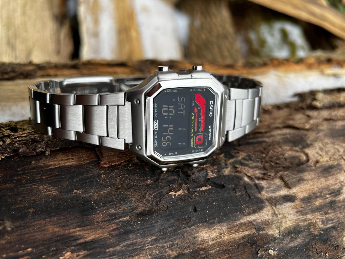 Redline Full Metal WS-1600 - Modified Casio Watch