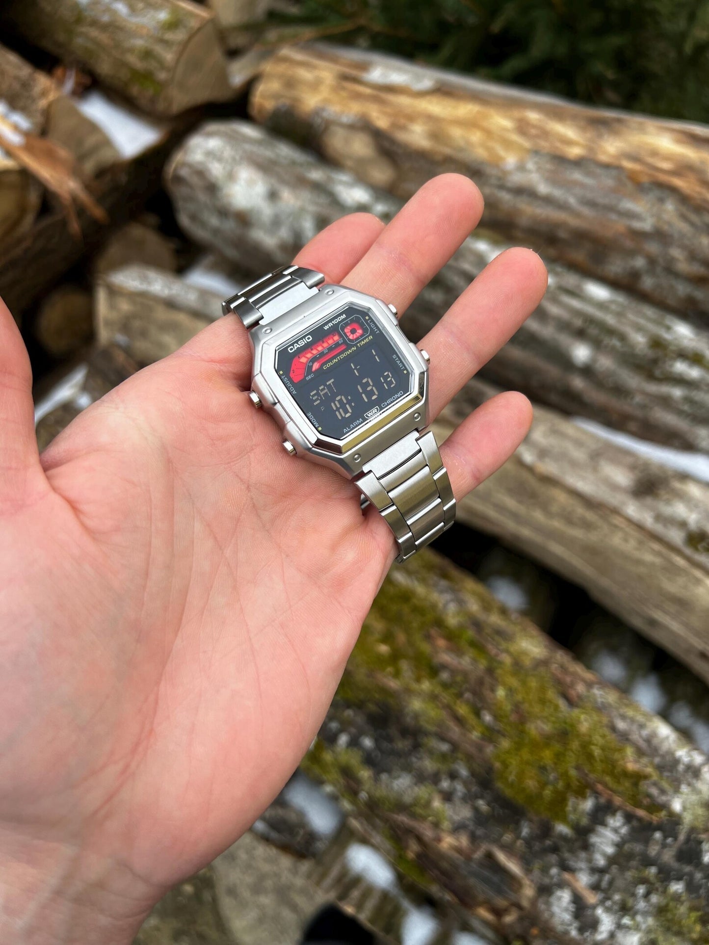 Redline Full Metal WS-1600 - Modified Casio Watch