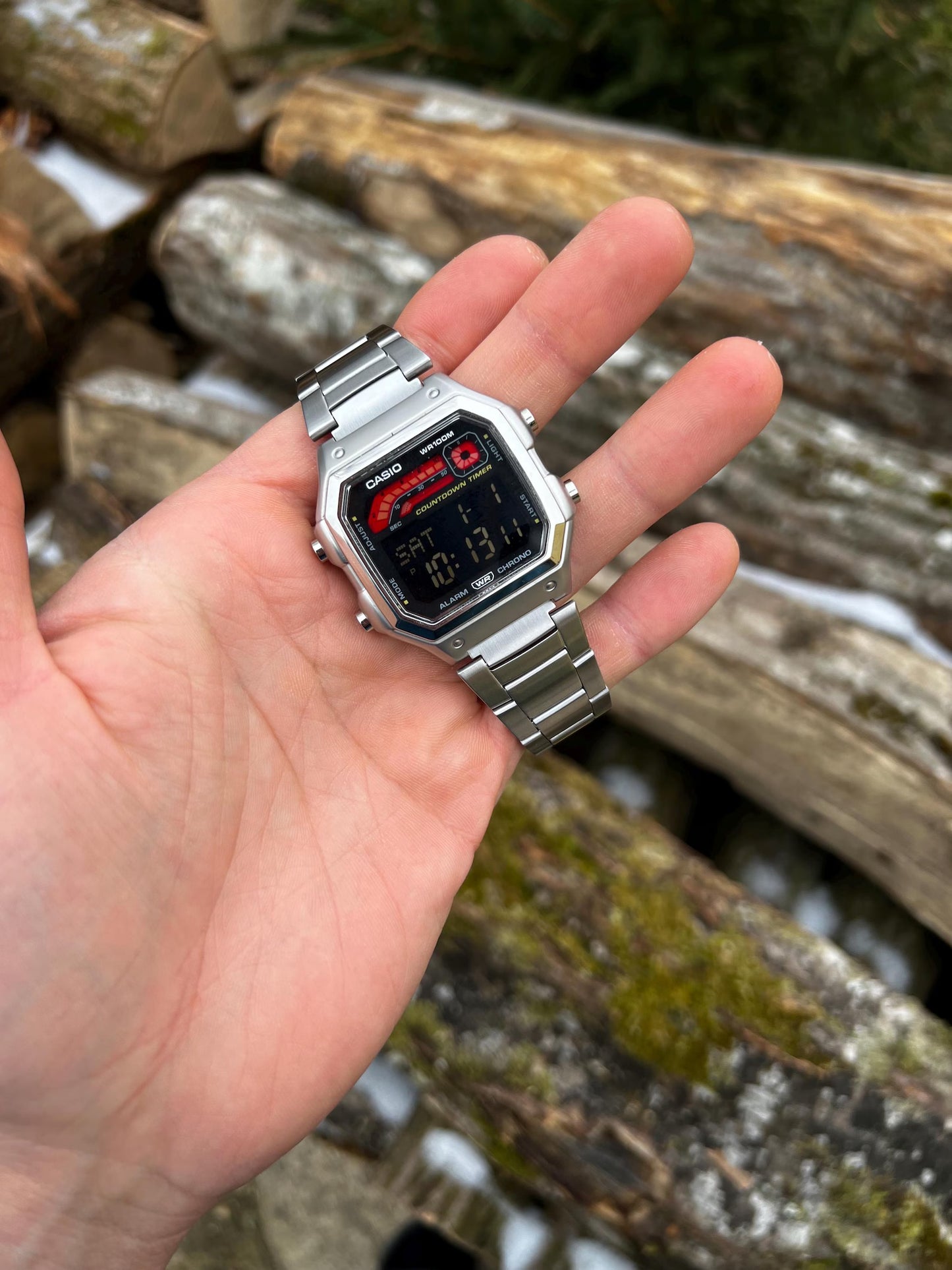 Redline Full Metal WS-1600 - Modified Casio Watch