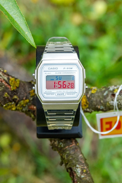 Seaside Clear F-91 - Modified Casio Watch