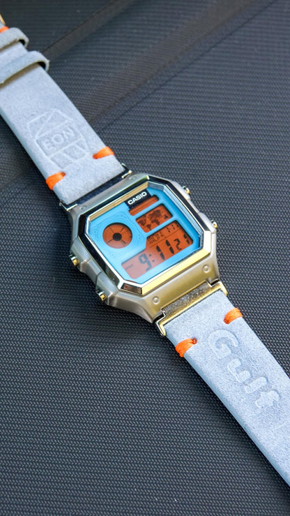 Gulf Racing Metal AE-1200 - Modified Casio Watch