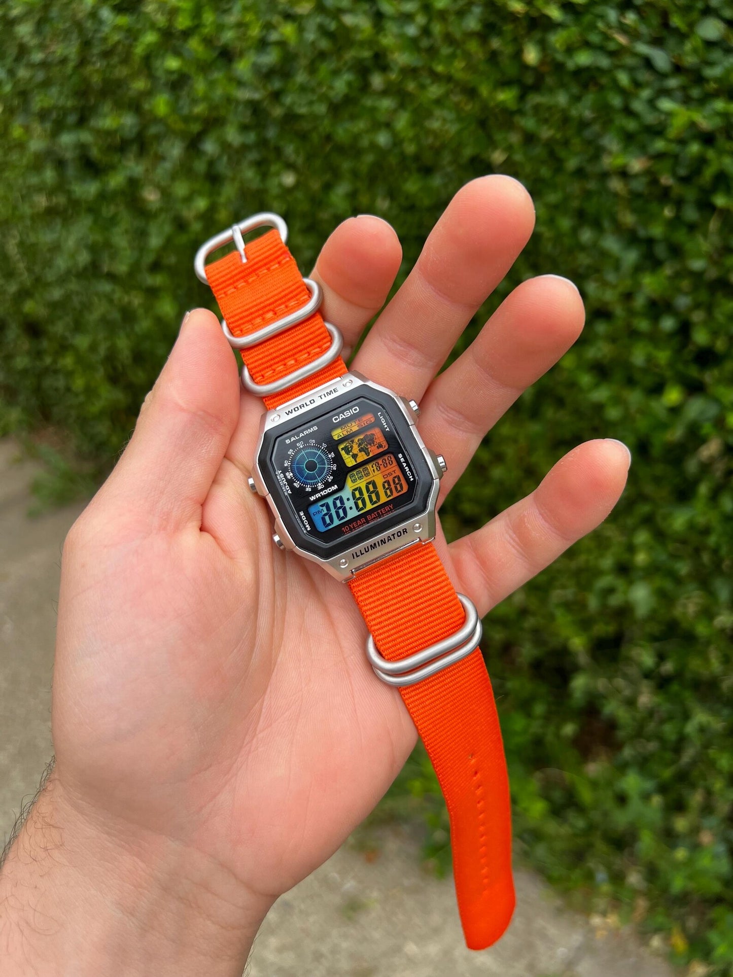 Orange Days Royale AE-1200 - Modified Casio Watch