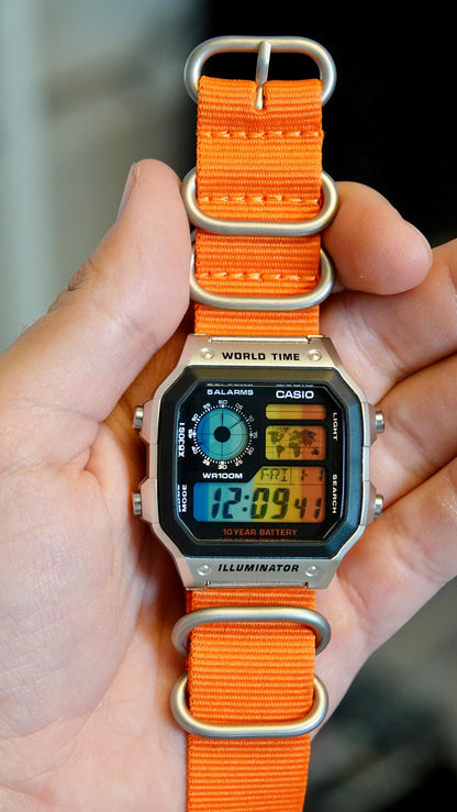 Orange Days Royale AE-1200 - Modified Casio Watch