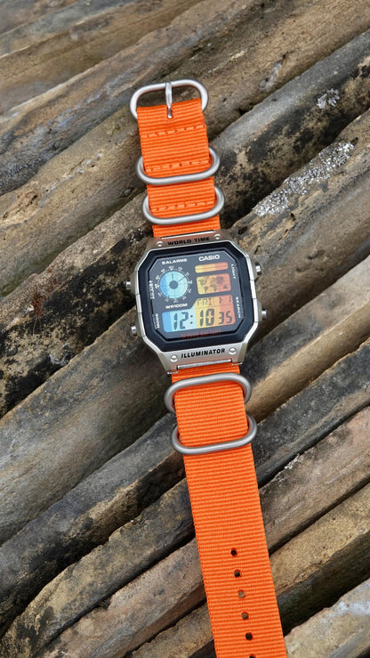 Orange Days Royale AE-1200 - Modified Casio Watch