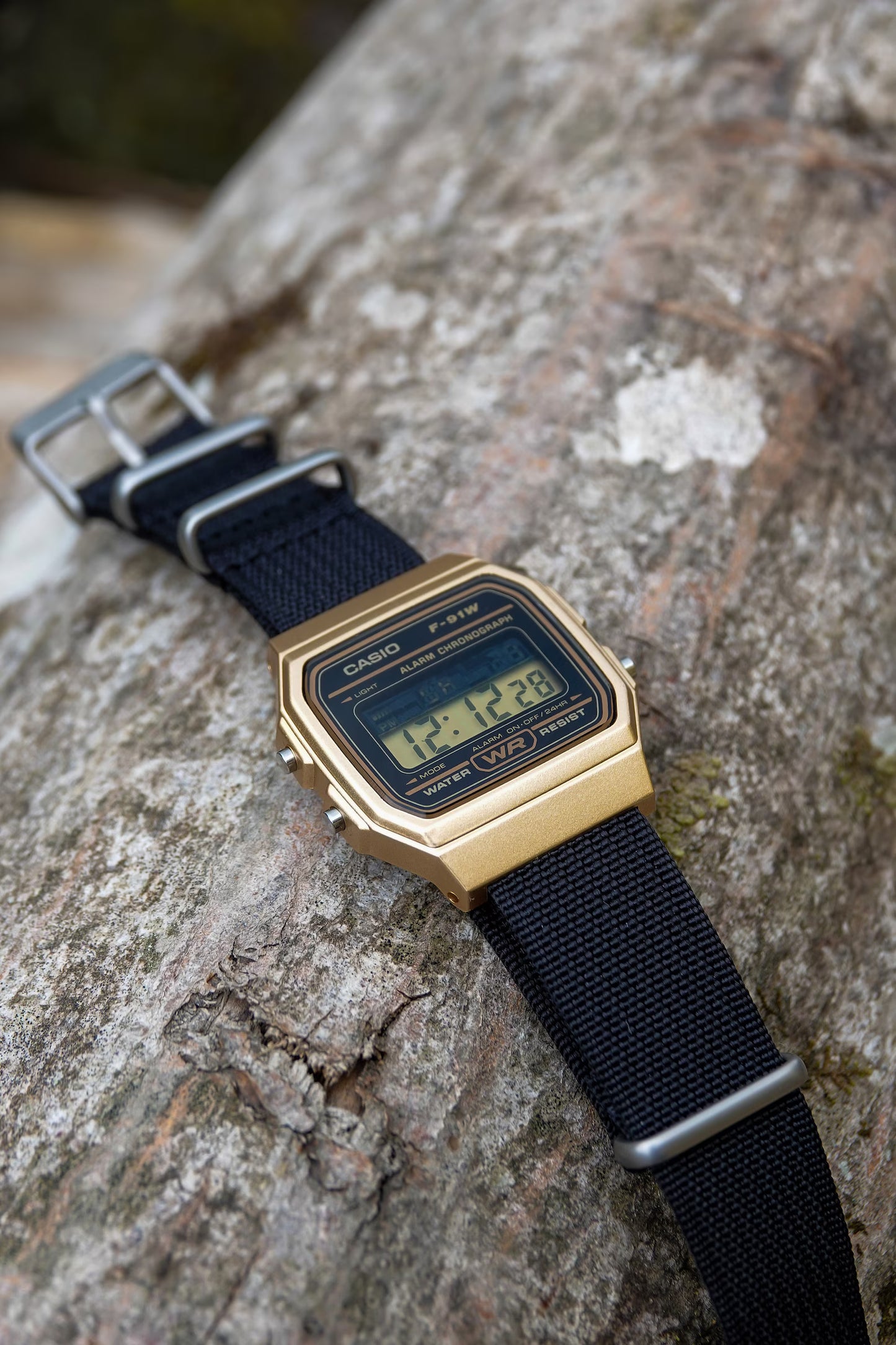 Black Gold F-91 - Modified Casio Watch
