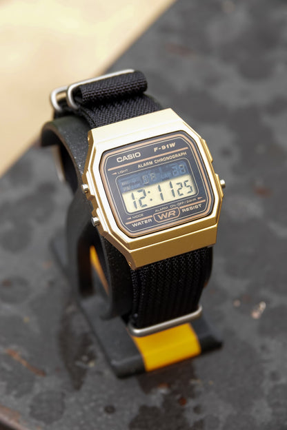 Black Gold F-91 - Modified Casio Watch