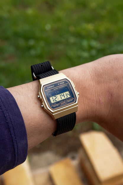 Black Gold F-91 - Modified Casio Watch