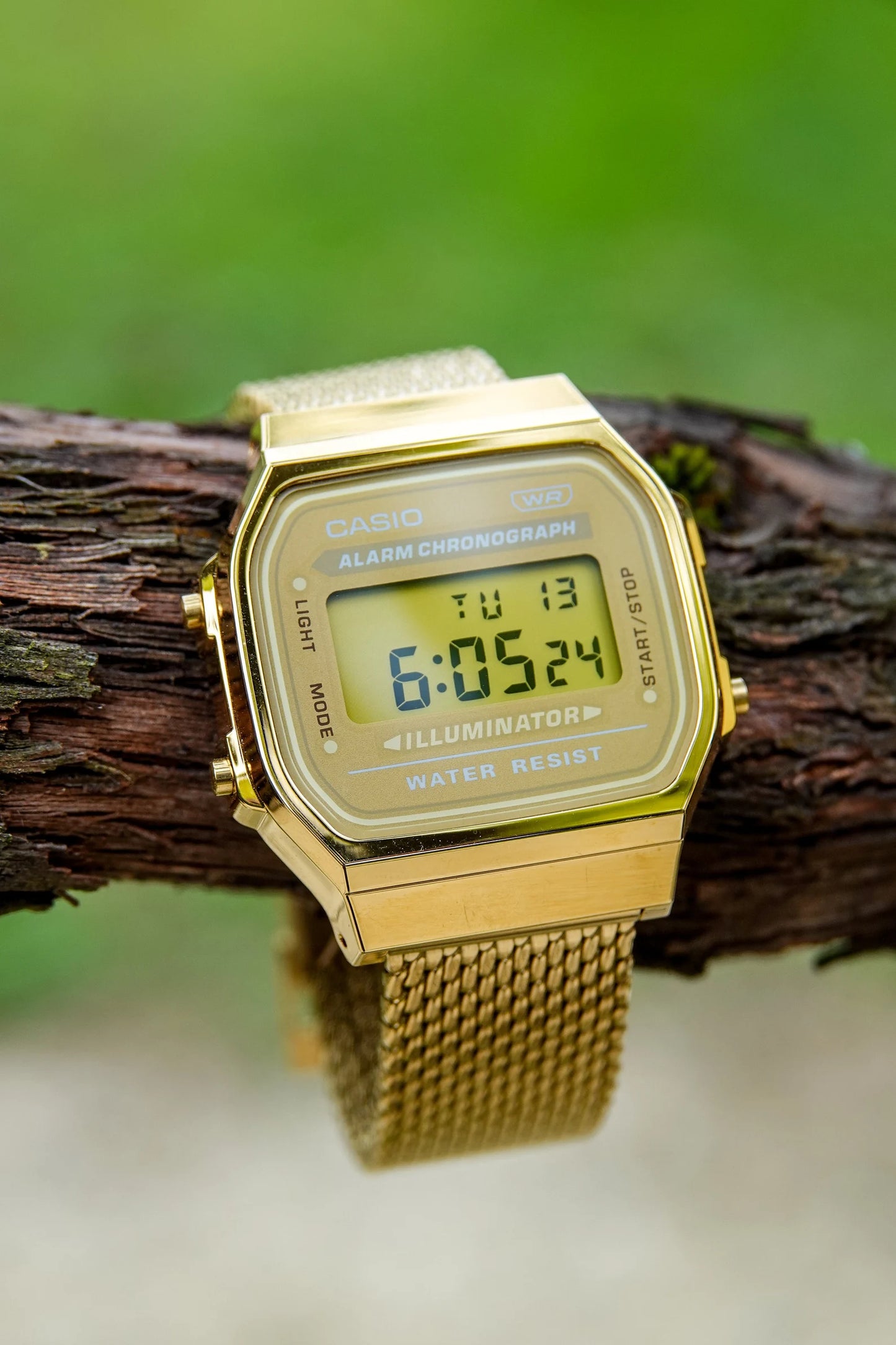 Gold Mesh A168 - Modified Casio Watch