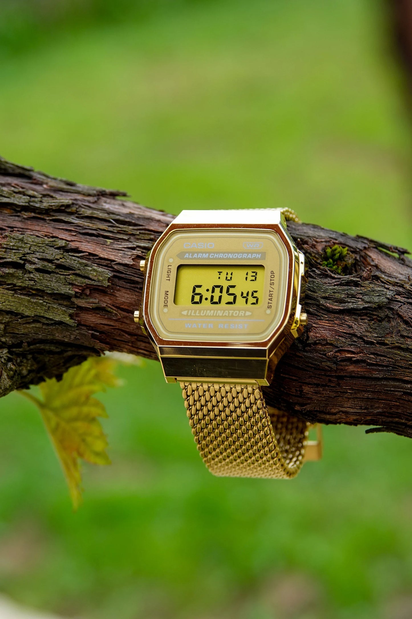 Gold Mesh A168 - Modified Casio Watch