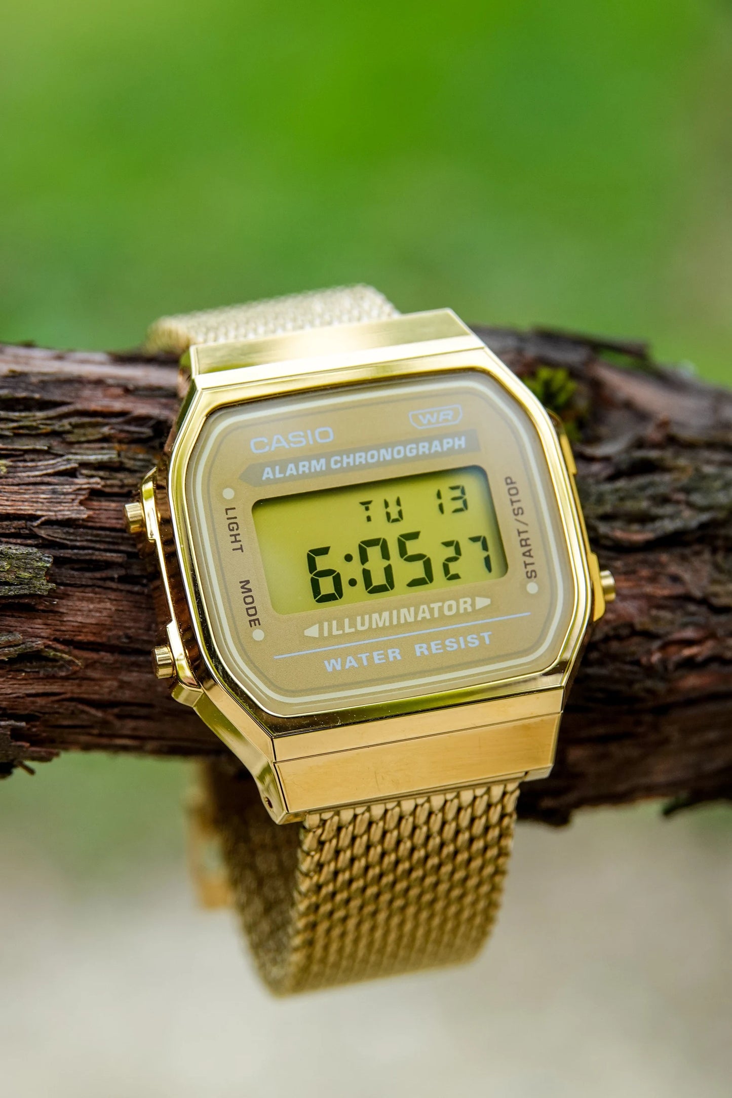 Gold Mesh A168 - Modified Casio Watch