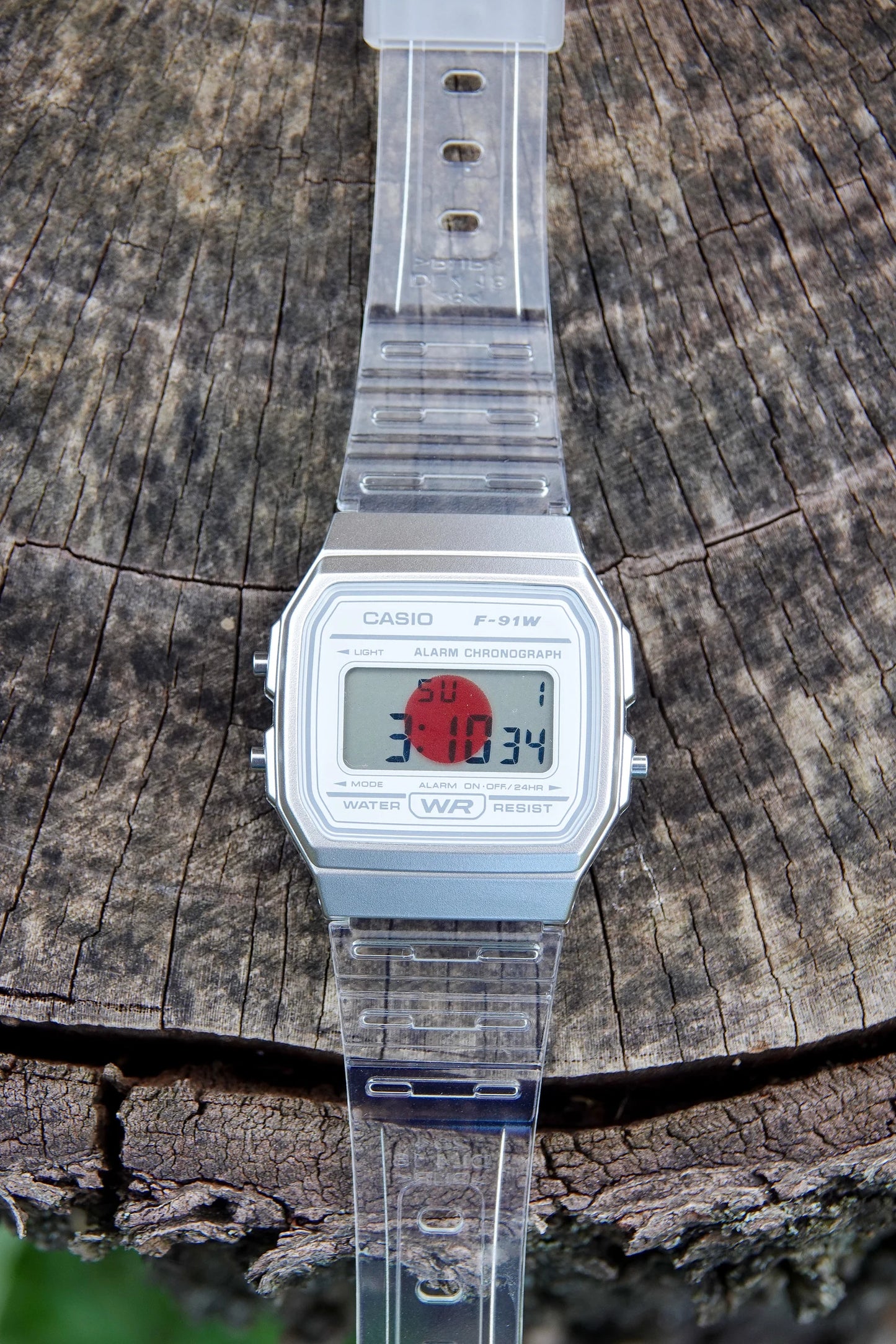 Japan Clear F-91 - Modified Casio Watch