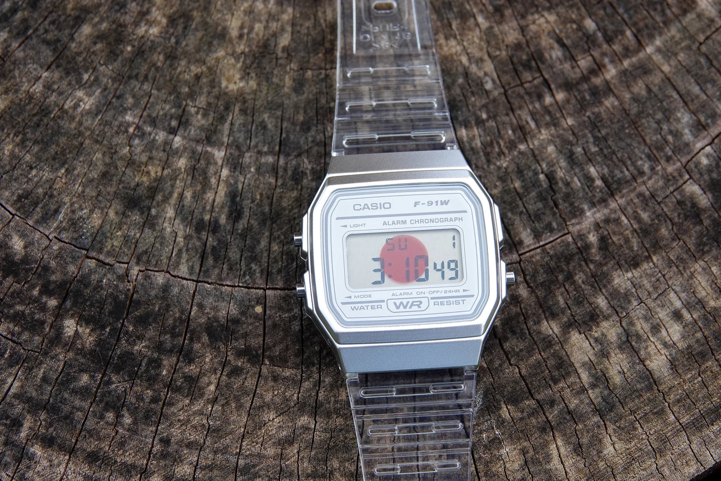Japan Clear F-91 - Modified Casio Watch