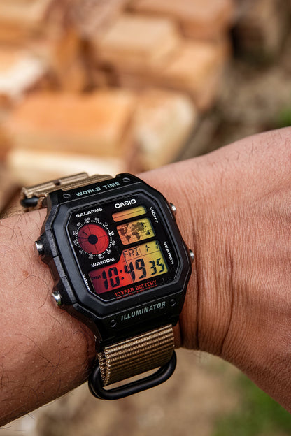 Sunrise Royale AE-1200 - Modified Casio Watch