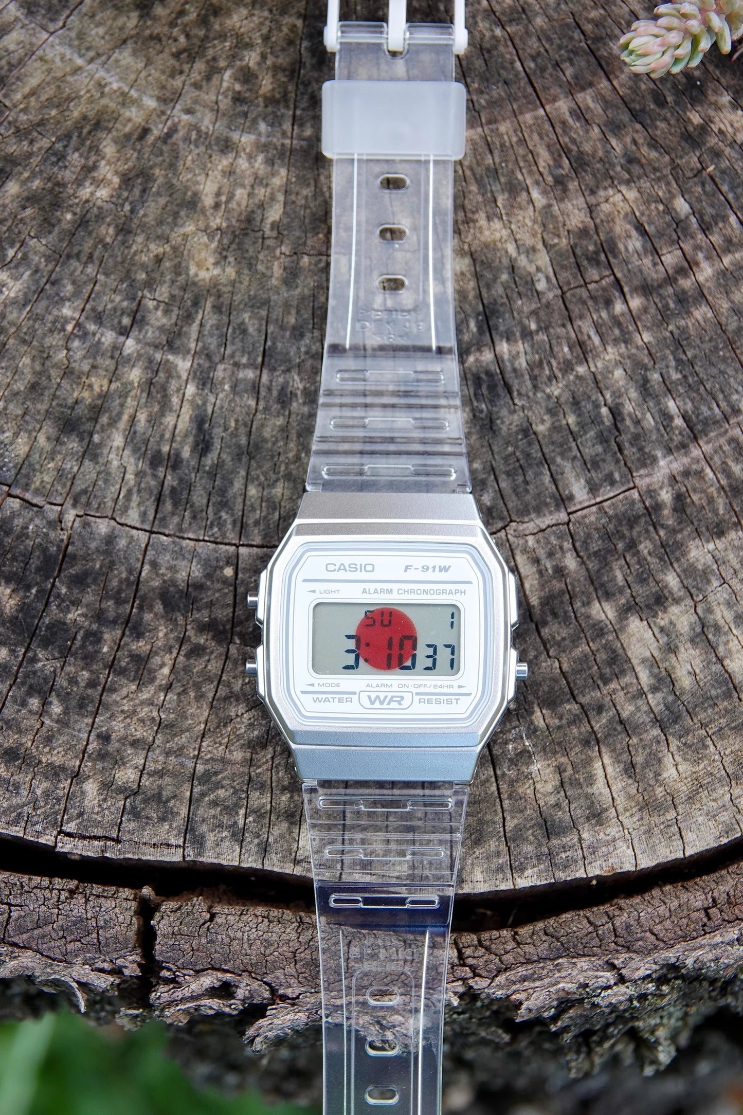Japan Clear F-91 - Modified Casio Watch