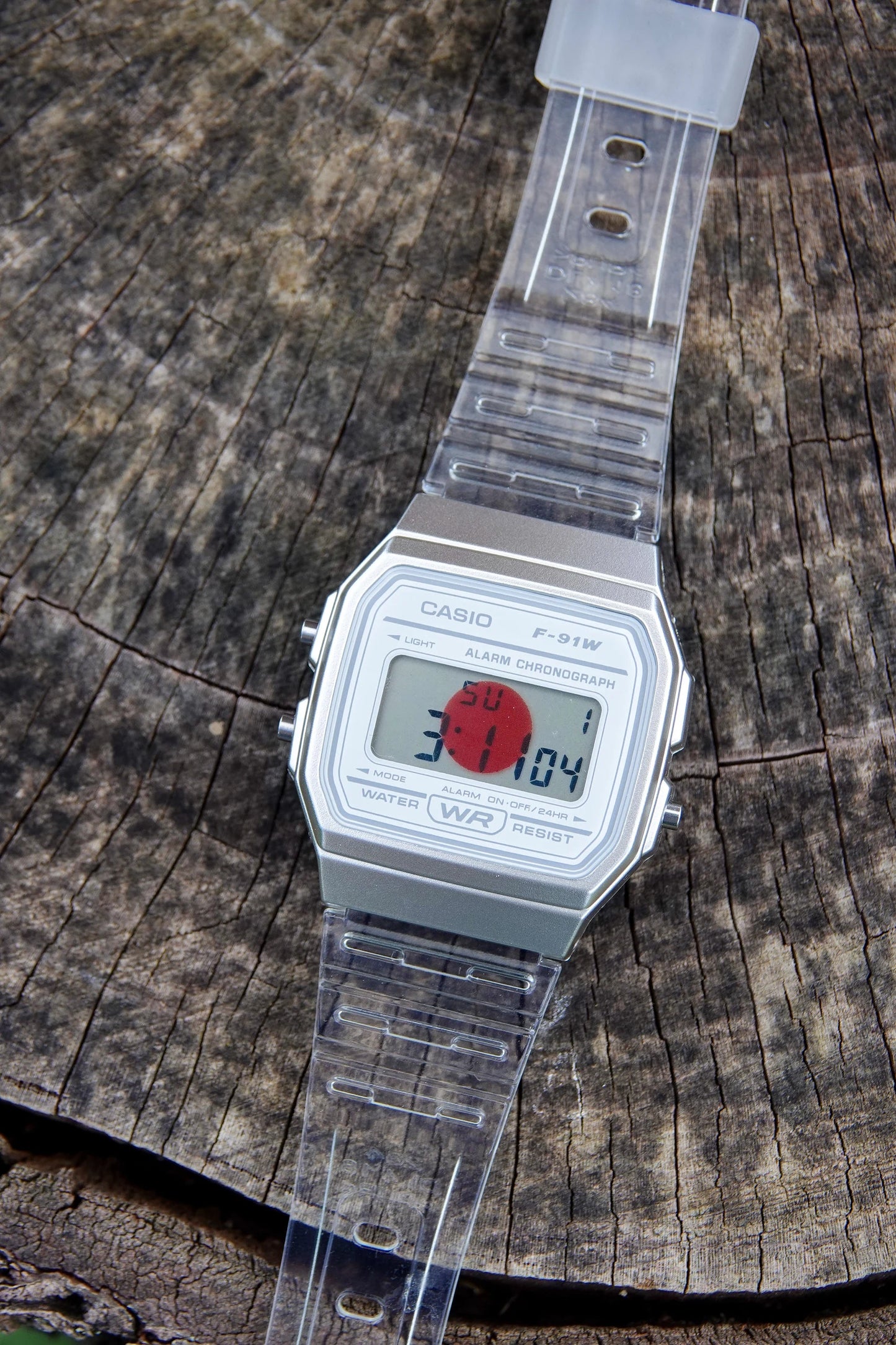 Japan Clear F-91 - Modified Casio Watch