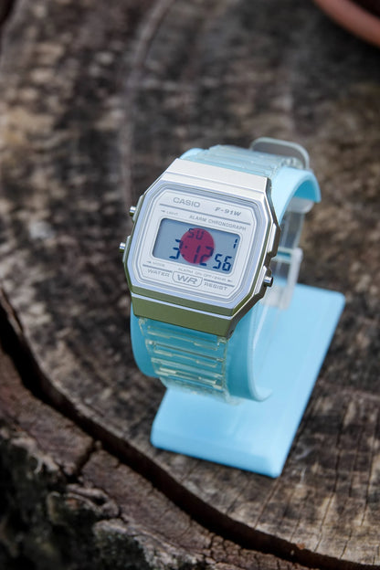 Japan Clear F-91 - Modified Casio Watch
