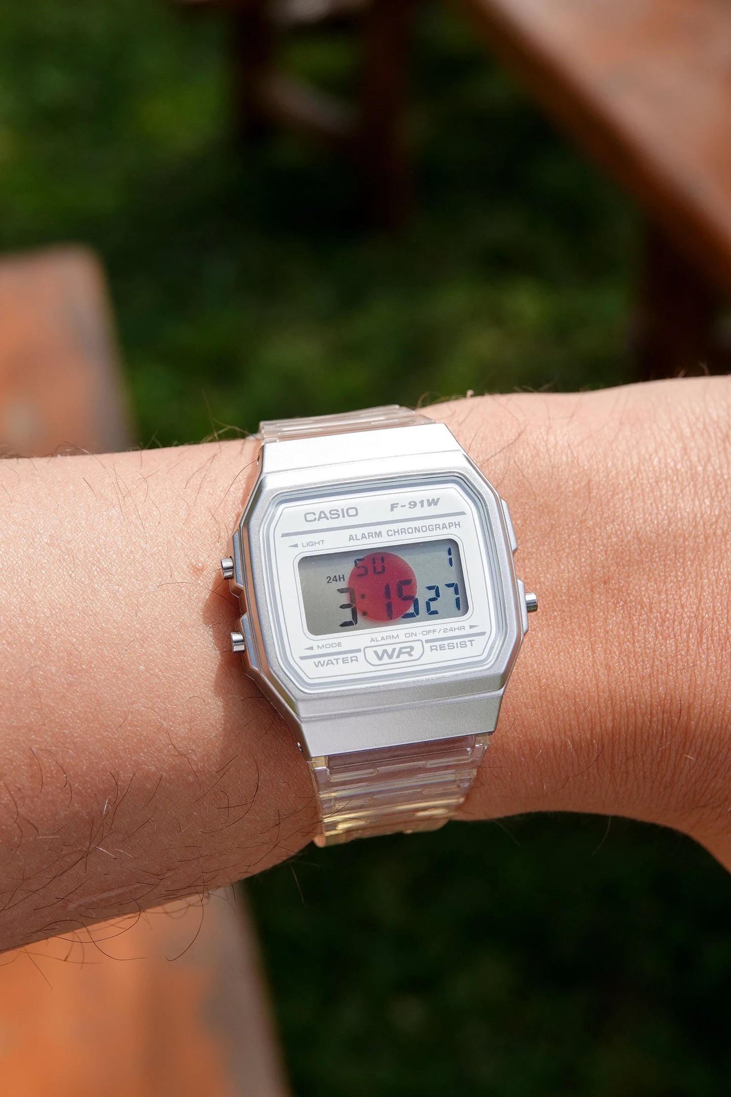 Japan Clear F-91 - Modified Casio Watch