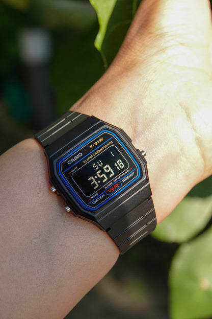 Classic Black F-91 - Modified Casio Watch