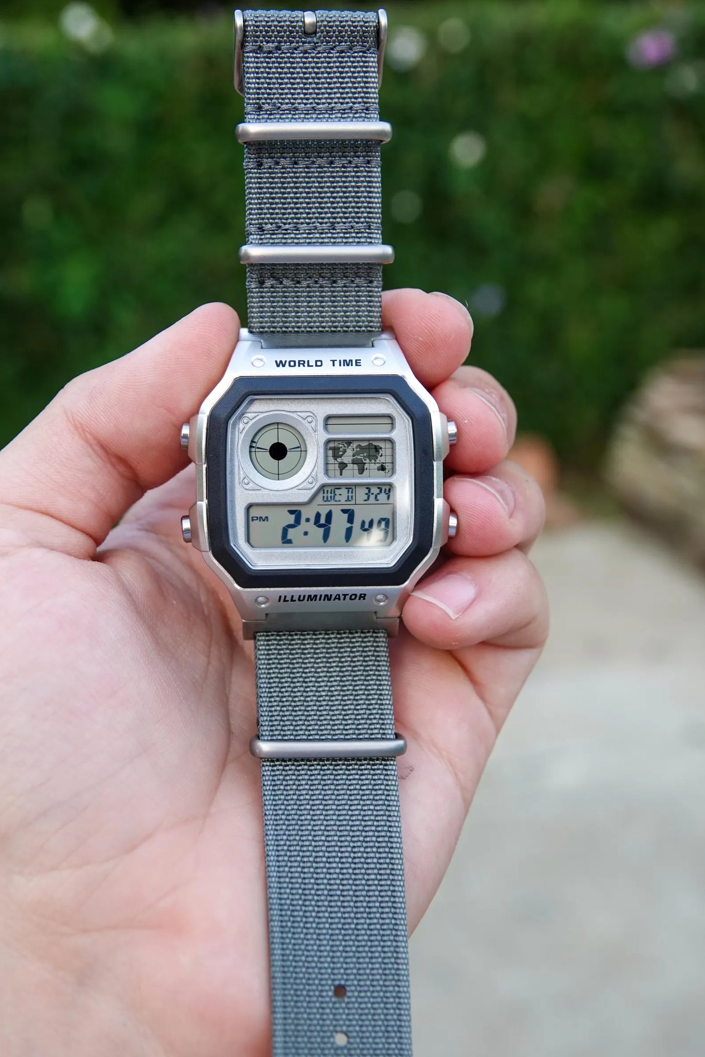 Polar Blue Royale AE-1200 – Modifizierte Casio-Uhr