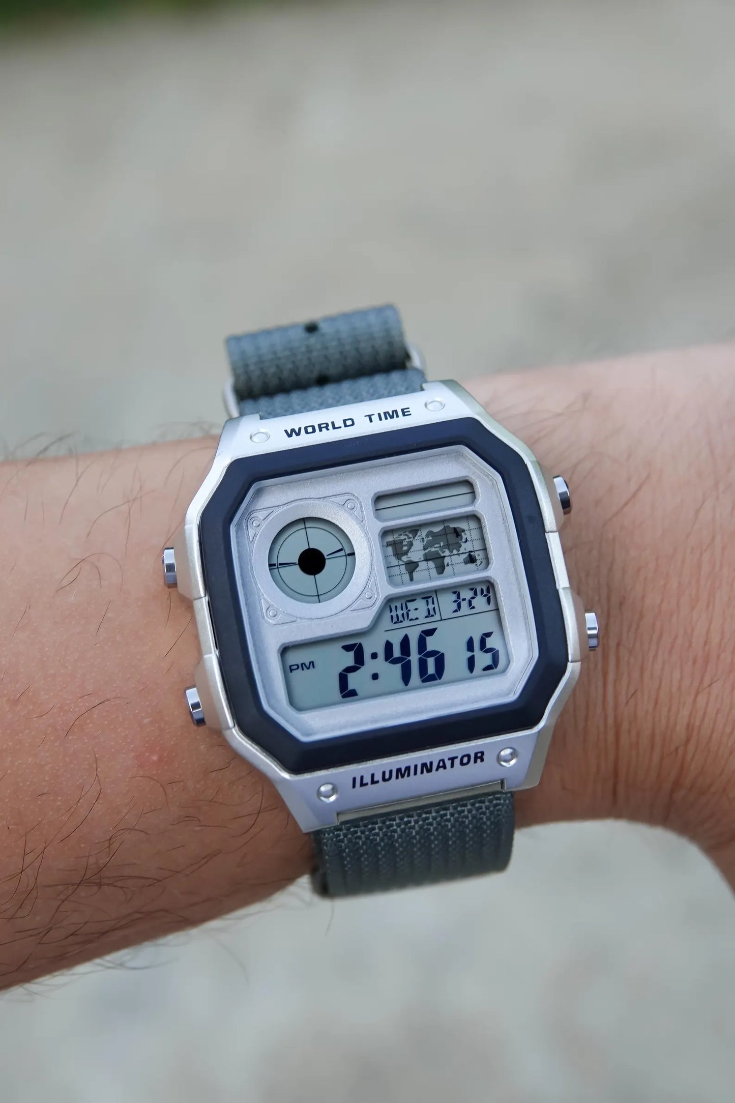 Polar Blue Royale AE-1200 – Modifizierte Casio-Uhr