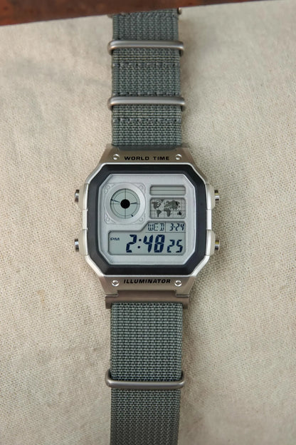 Polar Blue Royale AE-1200 – Modifizierte Casio-Uhr