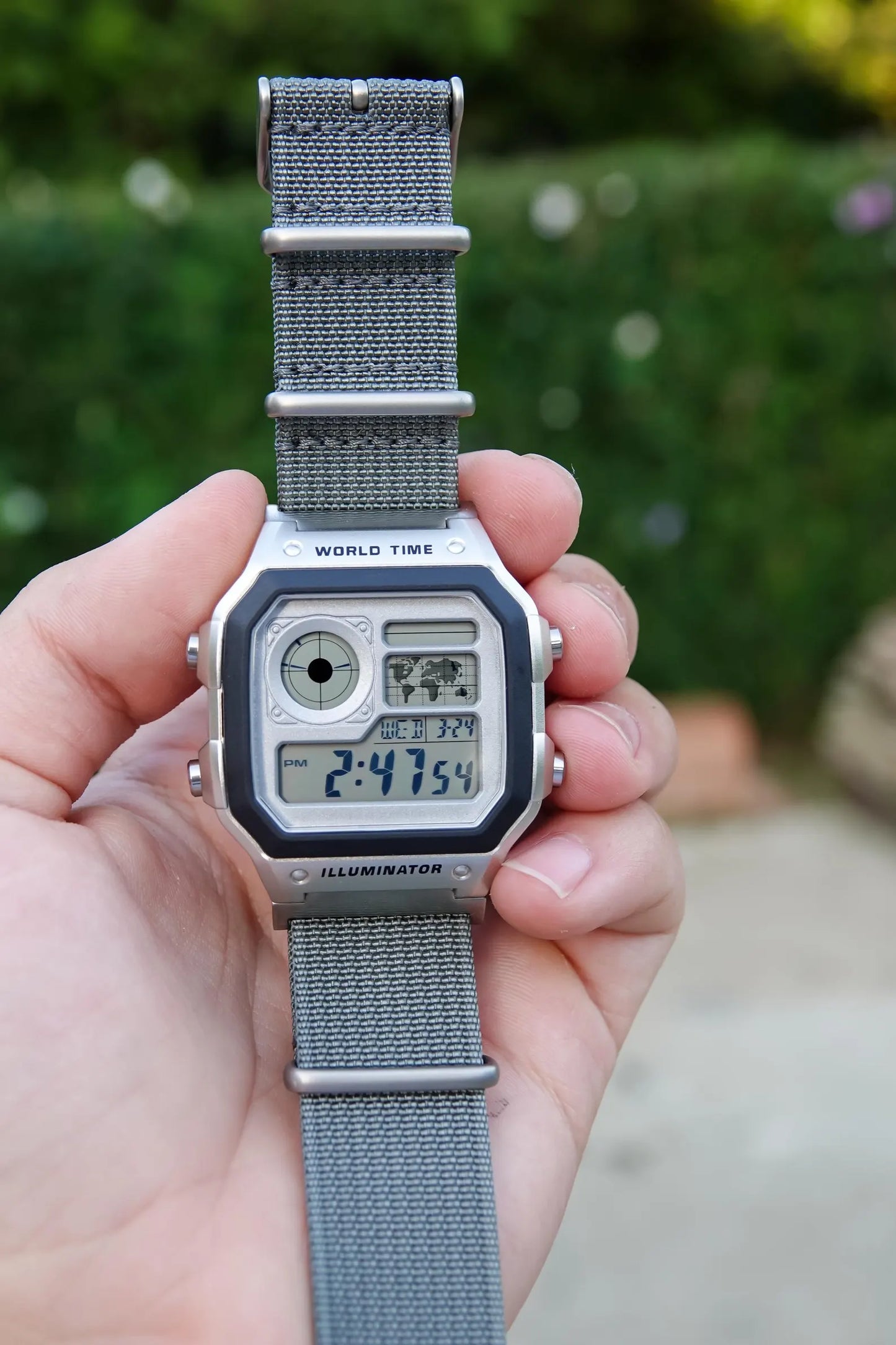 Polar Blue Royale AE-1200 – Modifizierte Casio-Uhr