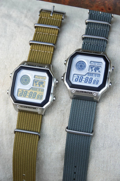 Polar Blue Royale AE-1200 – Modifizierte Casio-Uhr