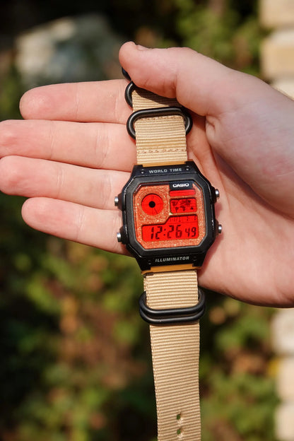 Red Dune Royale AE-1200 - Modified Casio Watch