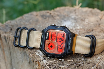 Red Dune Royale AE-1200 - Modified Casio Watch