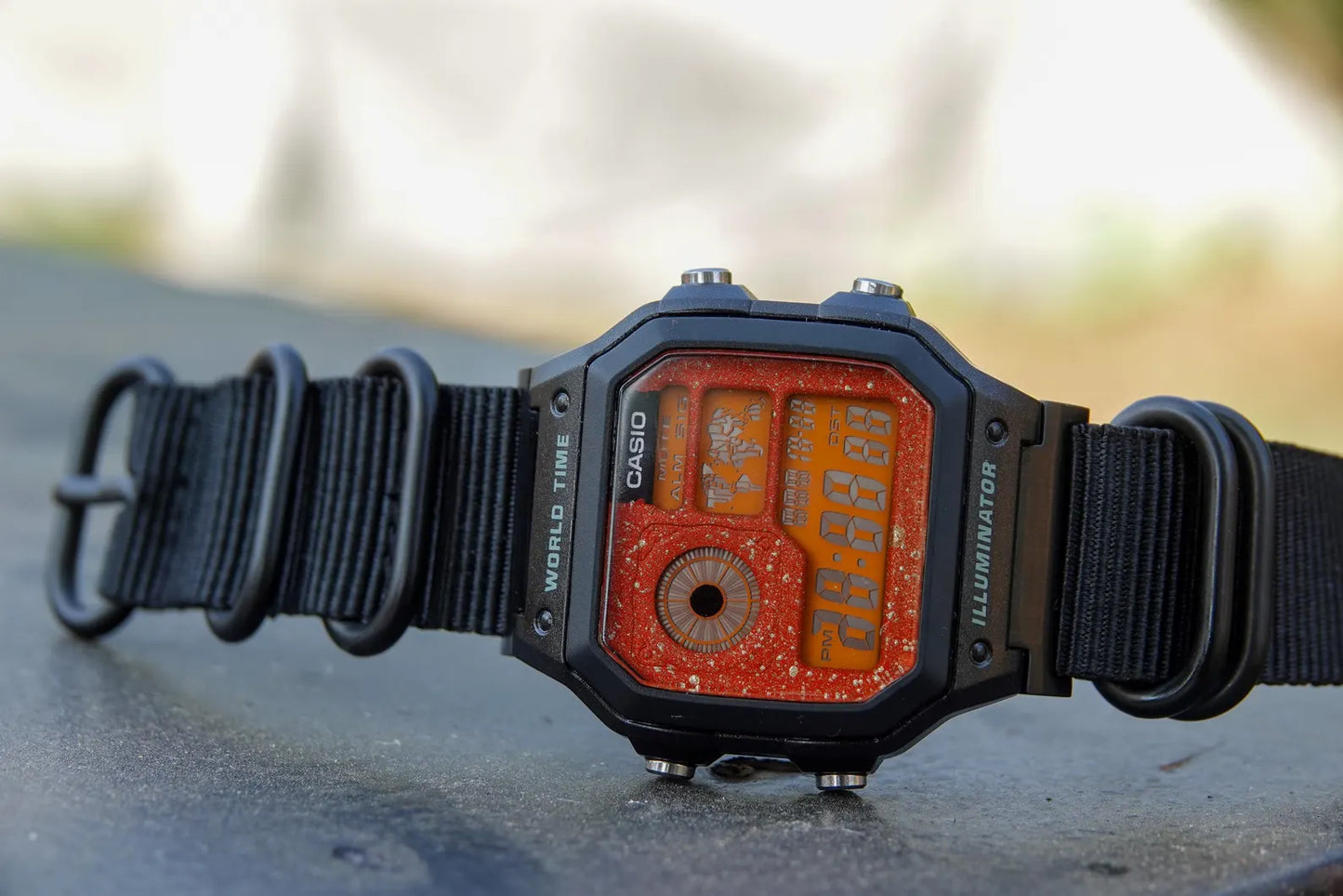 Emberwave Royale AE-1200 - Modified Casio Watch