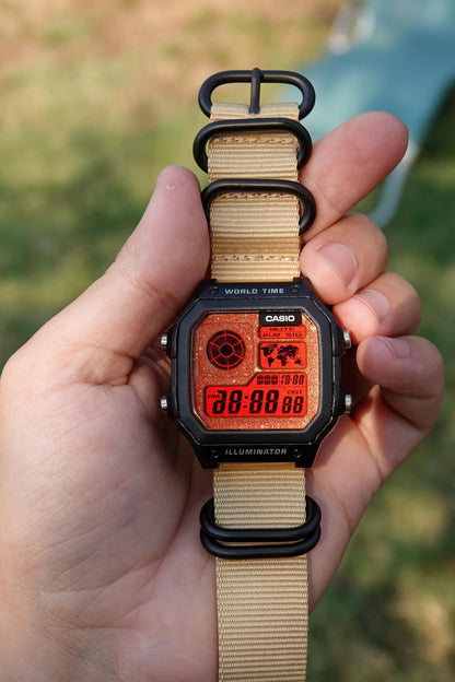 Red Dune Royale AE-1200 - Modified Casio Watch