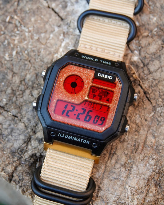 Red Dune Royale AE-1200 - Modified Casio Watch