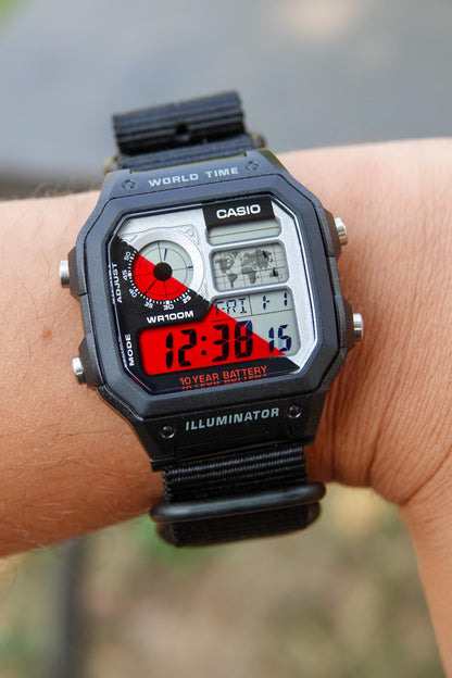 Street Voyager Royale AE-1200 - Modified Casio Watch