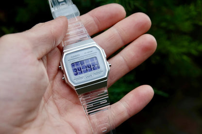 Gridlines Clear F-91 - Modified Casio Watch