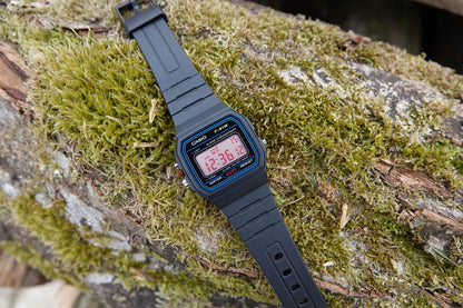 Red Numbers F-91 - Modified Casio Watch