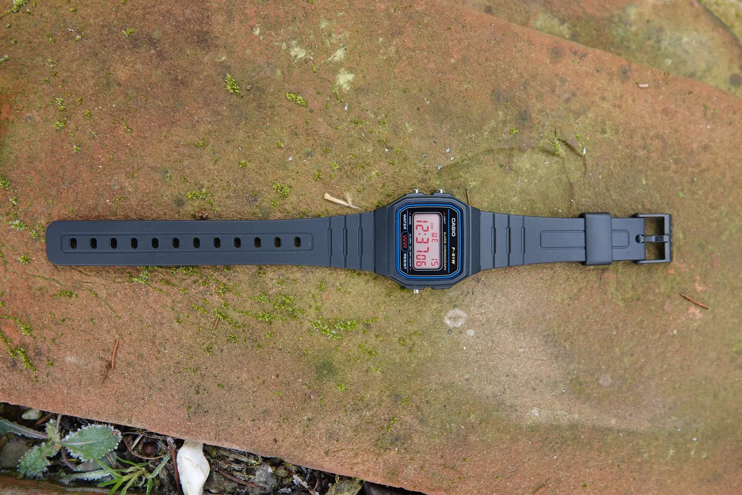 Red Numbers F-91 - Modified Casio Watch