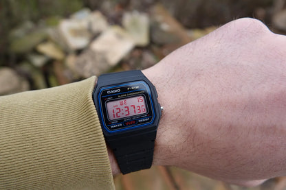 Red Numbers F-91 - Modified Casio Watch