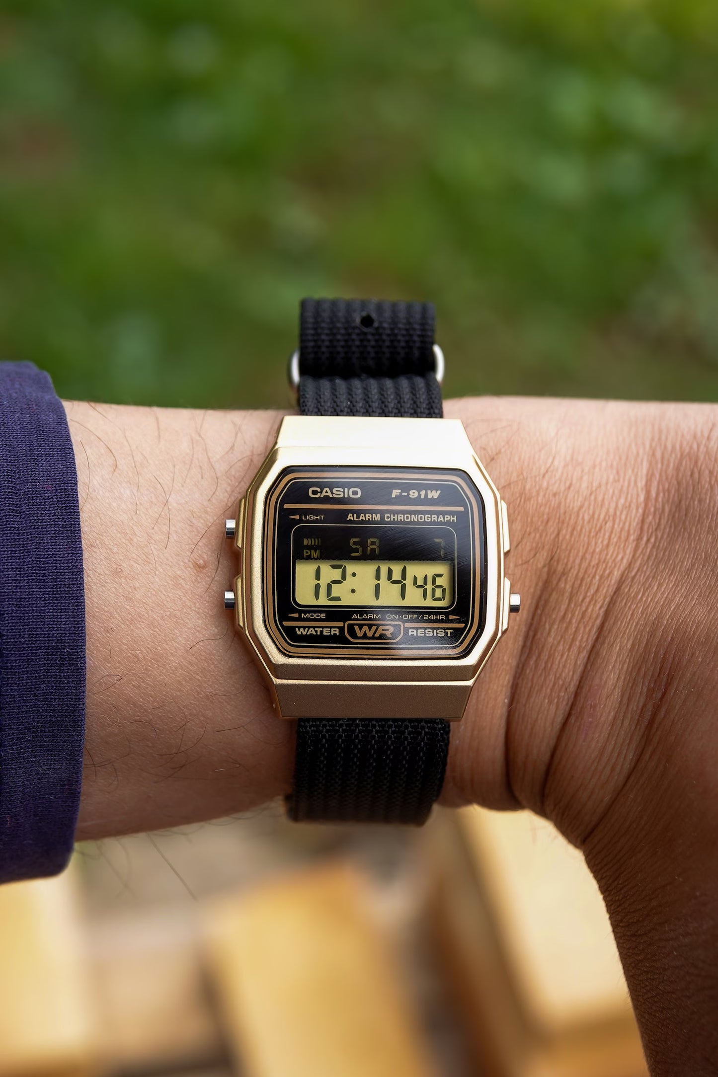 Black Gold F-91 - Modified Casio Watch