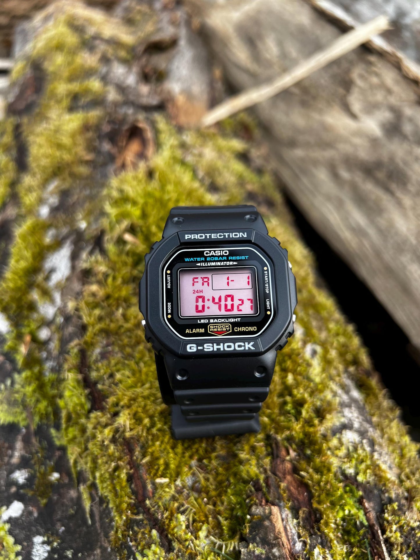 Strawberry Clear DW-5600 - Modified G-Shock Watch