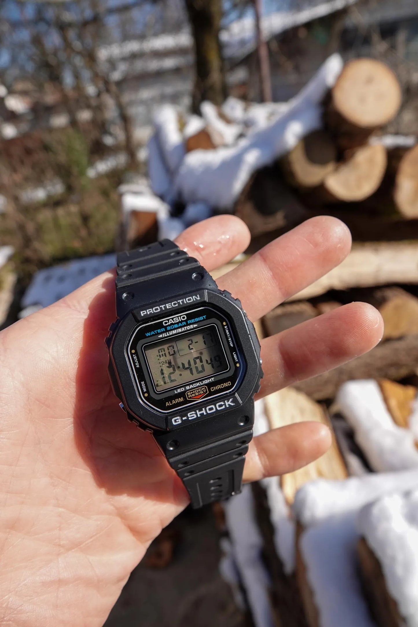 Ghost Clear DW-5600 - Modified G-Shock Watch