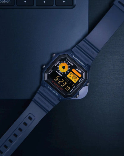 Shadow Blue Royale AE-1200 - Modified Casio Watch