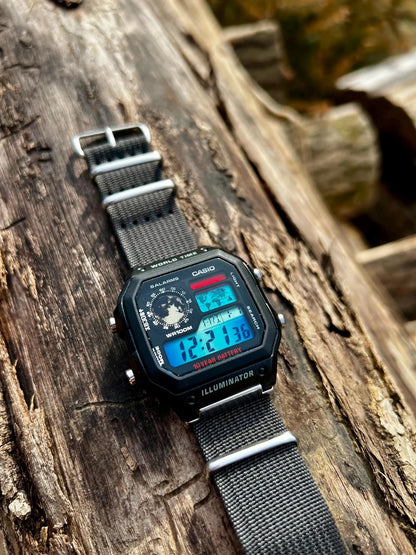 Dark Moon AE-1200 - Modified Casio Watch