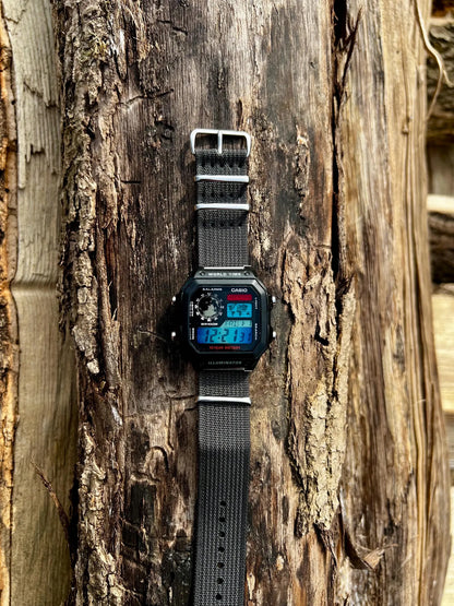 Dark Moon AE-1200 - Modified Casio Watch