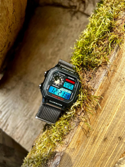 Dark Moon AE-1200 - Modified Casio Watch