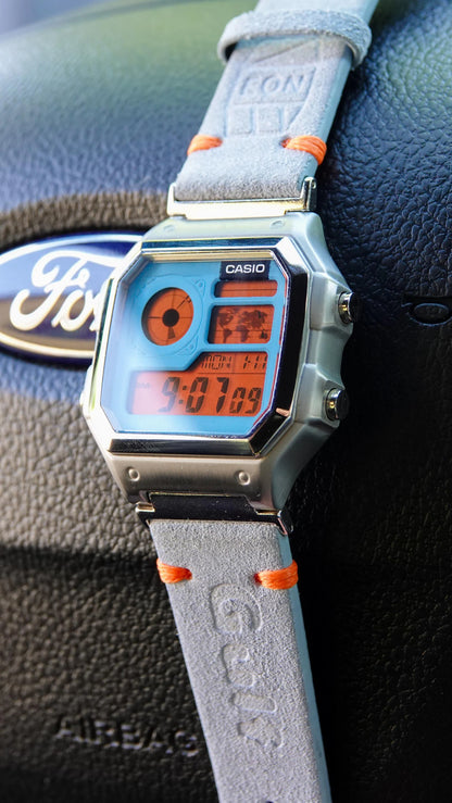Gulf Racing Metal AE-1200 - Modified Casio Watch