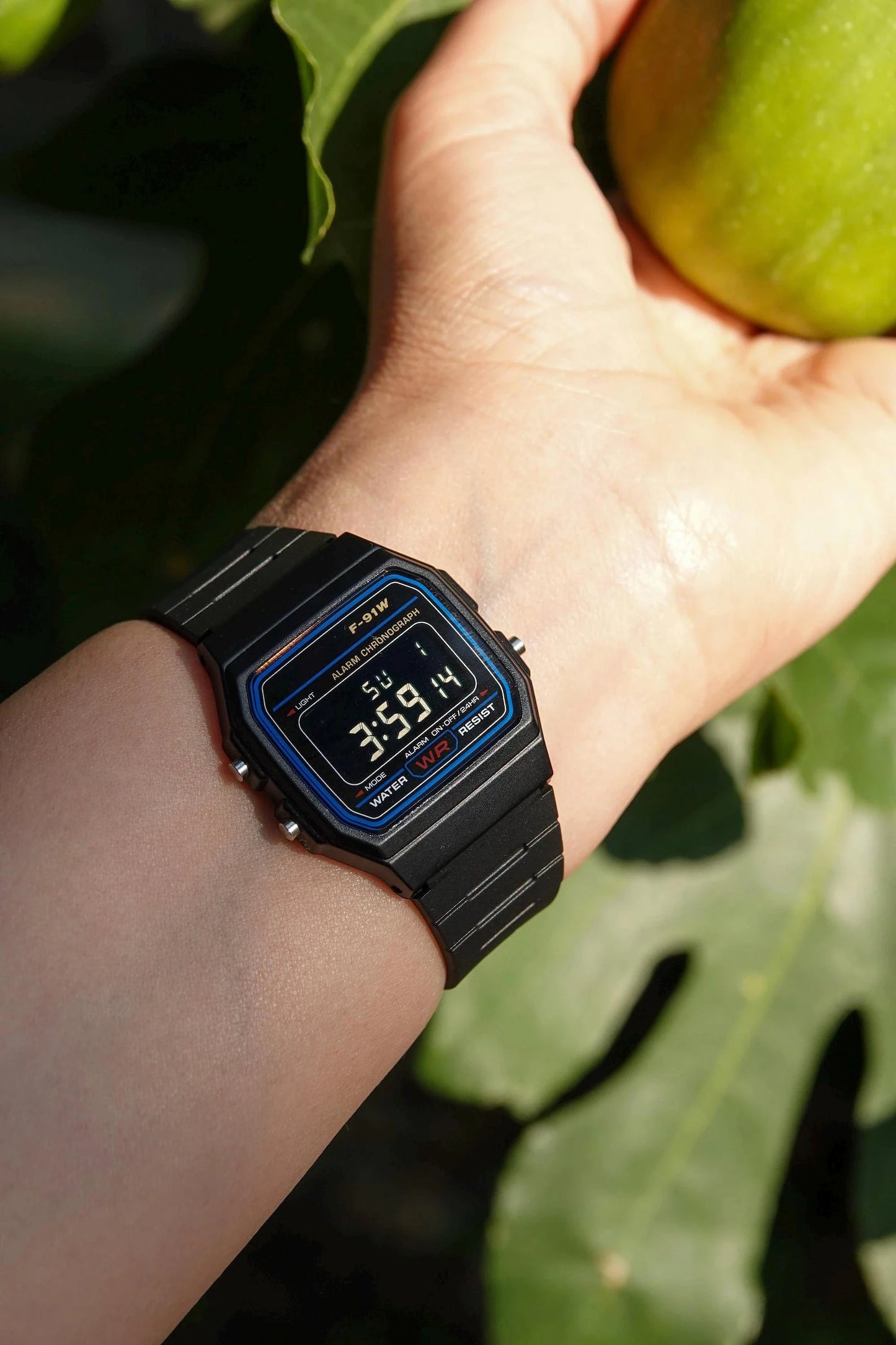 Classic Black F-91 - Modified Casio Watch