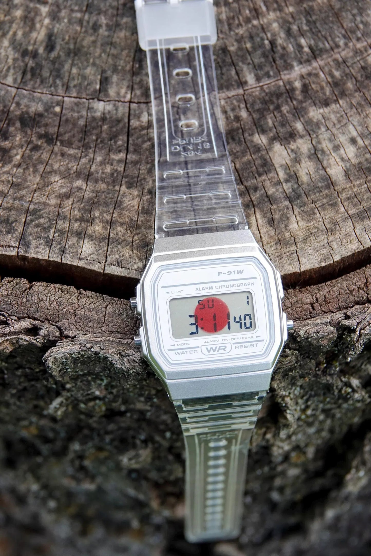 Japan Clear F-91 - Modified Casio Watch
