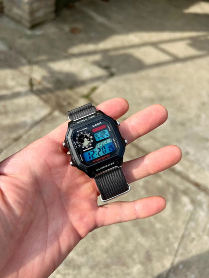 Dark Moon AE-1200 - Modified Casio Watch